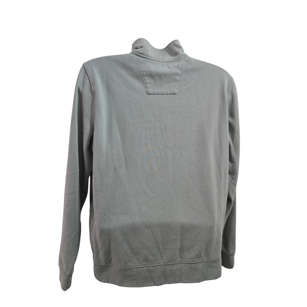 Nautica 1/4 Zip Pullover Men Size Large‎ Gray Soft Mock Neck Athleisure Sweater - Picture 3 of 6